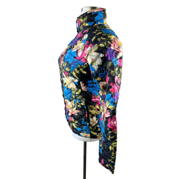 The North Face Floral Lotus Jacket Quilted Thermoball Puffer Full Zip Size Small - Picture 6 of 14
